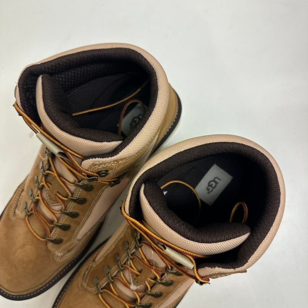 NWOT UGG Men's Highland Hiker Books Hiking Chestnut Brown Suede Mesh Size 14 - Picture 11 of 13
